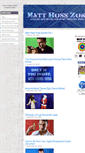 Mobile Screenshot of matthosszone.com